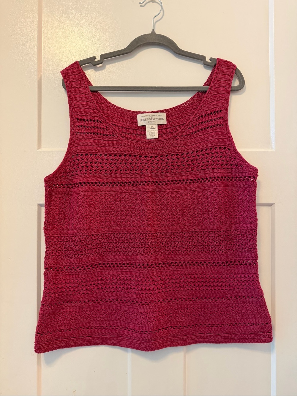 Jones New York Hand Knit Tank